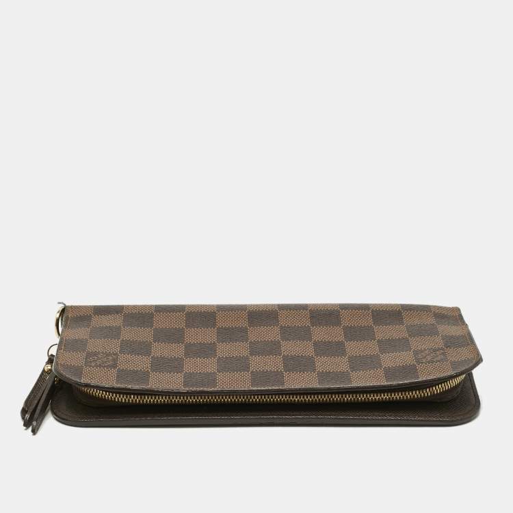 Pre Owned Louis Vuitton Damier Ebene Canvas Insolite Wallet