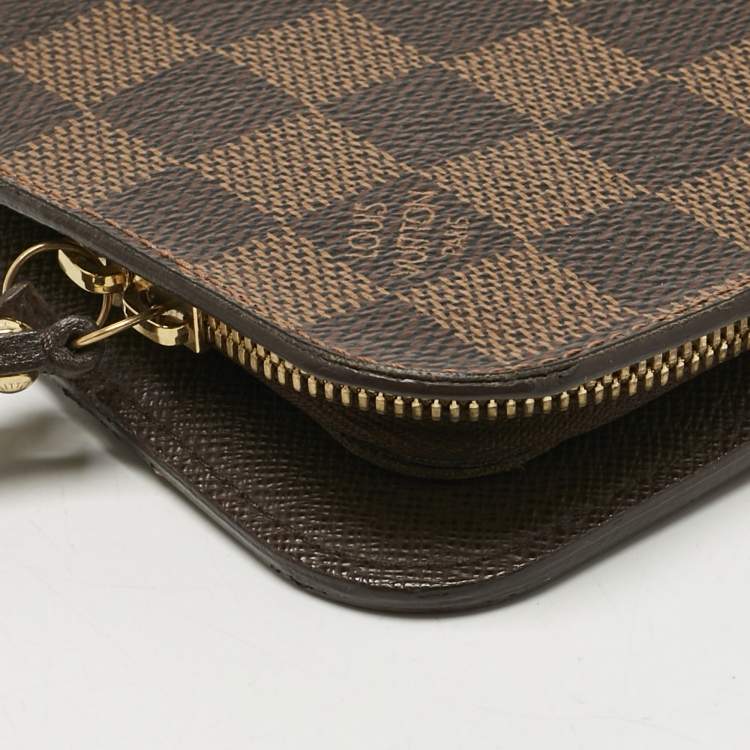 Pre Owned Louis Vuitton Damier Ebene Canvas Insolite Wallet
