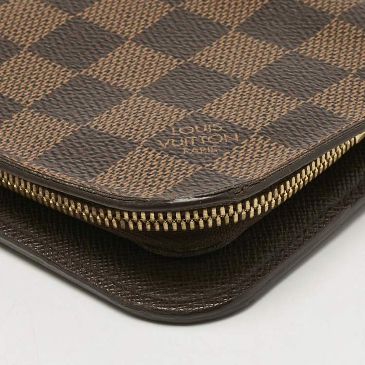 Pre Owned Louis Vuitton Damier Ebene Canvas Insolite Wallet