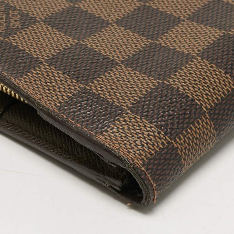 Pre Owned Louis Vuitton Damier Ebene Canvas Insolite Wallet