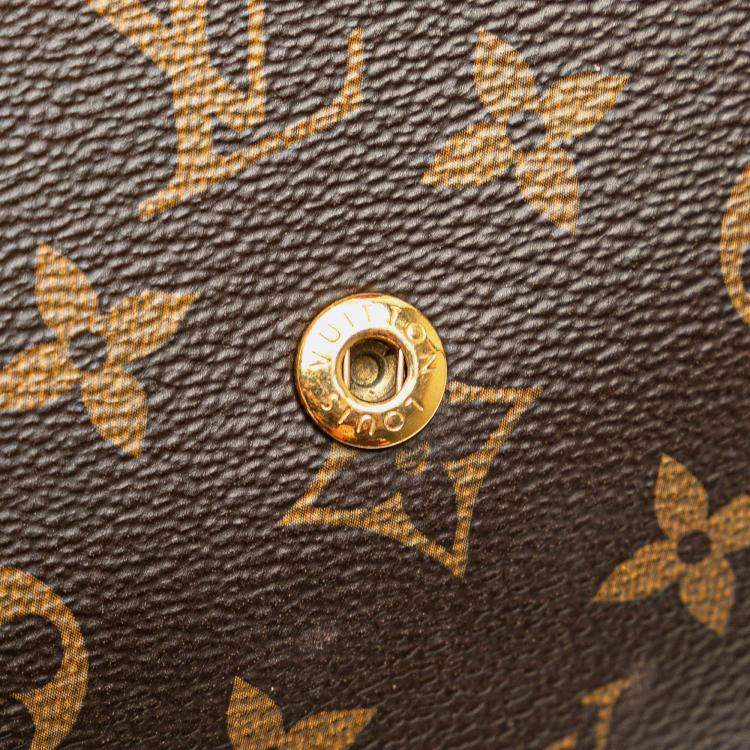 Pre Owned Louis Vuitton Red Monogram Twice