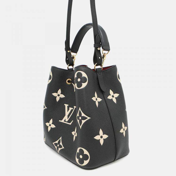 Pre Owned Louis Vuitton Neonoe MM Bicolor Monogram Empreinte Leather Bag