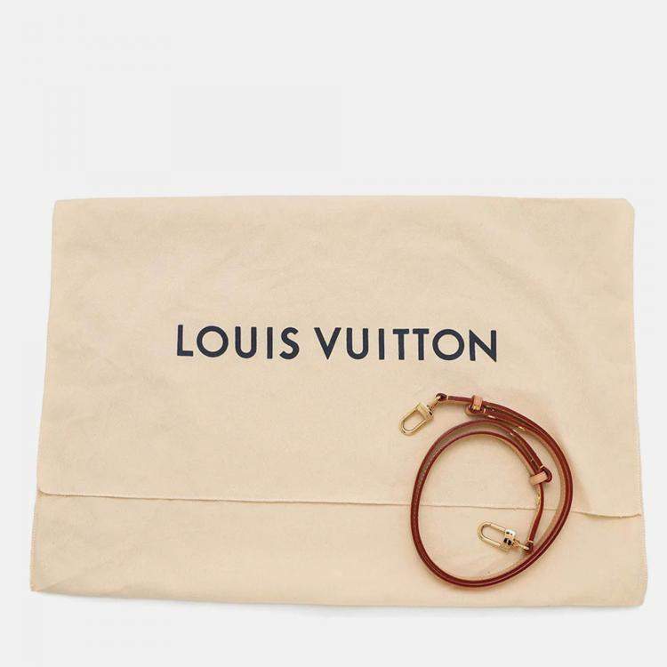 Pre Owned Louis Vuitton Neonoe MM White Damier Azur Shoulder Bag