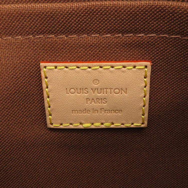 Pre Owned Louis Vuitton Multi Pochette Accessoires Rose Claire Monogram Crossbody Bag