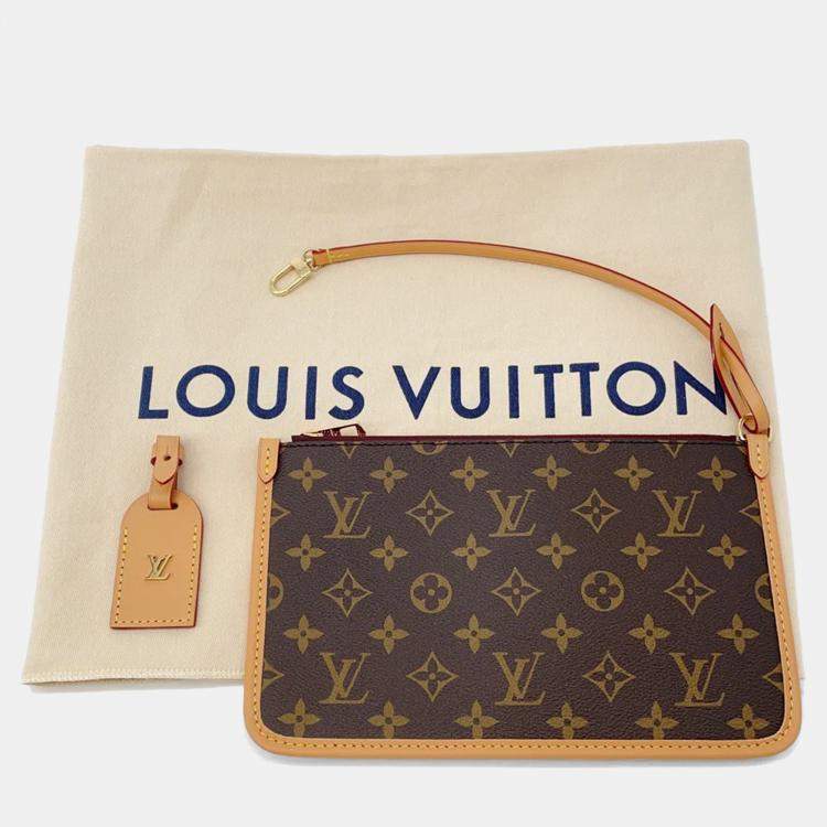 Pre Owned Louis Vuitton Carryall NM MM Bordeaux Monogram Bag