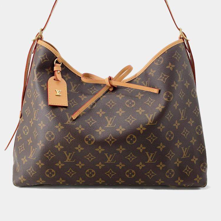 Pre Owned Louis Vuitton Carryall NM MM Bordeaux Monogram Bag