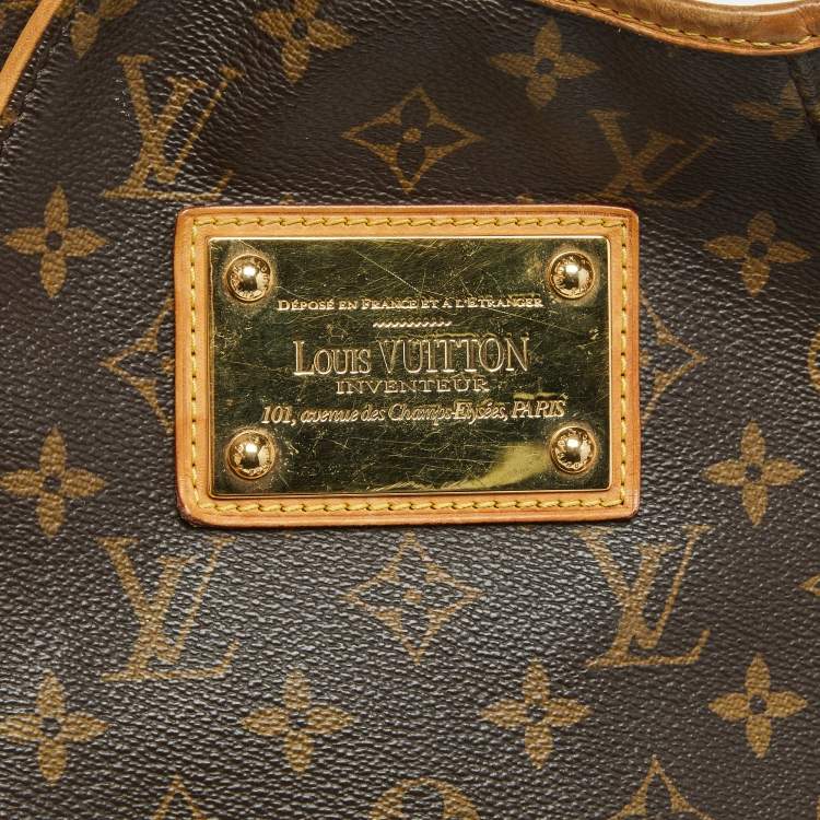 Pre Owned Louis Vuitton Monogram Canvas Galliera PM Bag