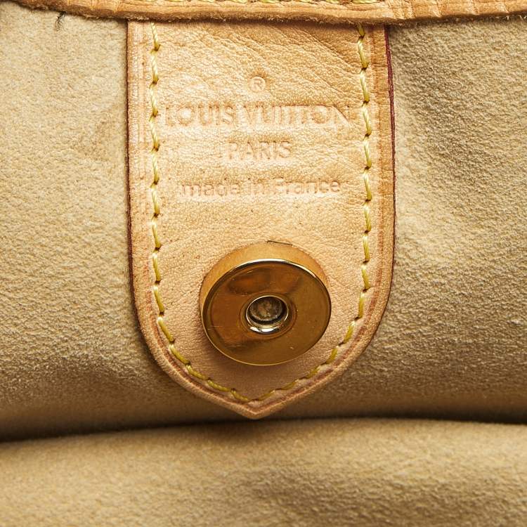 Pre Owned Louis Vuitton Monogram Canvas Galliera PM Bag