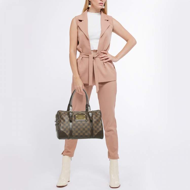 Pre Owned Louis Vuitton Damier Ebene Canvas Berkeley Bag