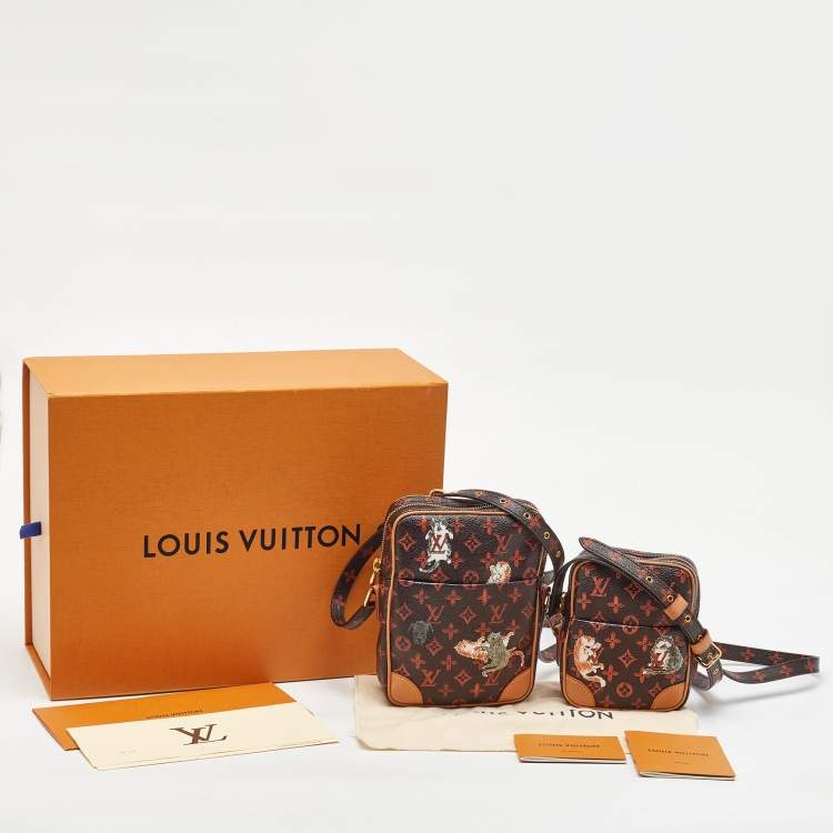 Pre Owned Louis Vuitton x Grace Coddington Catogram Paname Set Bag