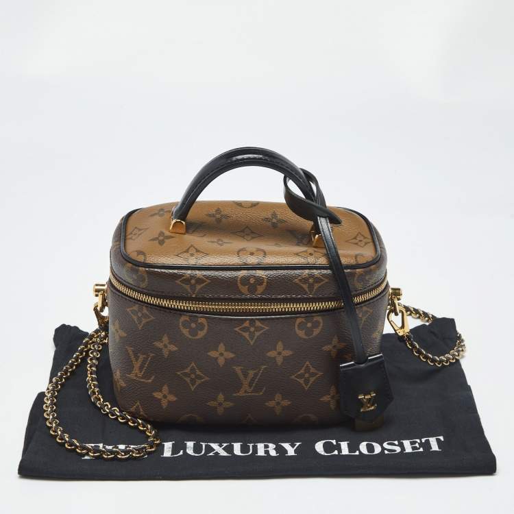 Pre Owned Louis Vuitton Monogram/Reverse Monogram Canvas Vanity PM Bag