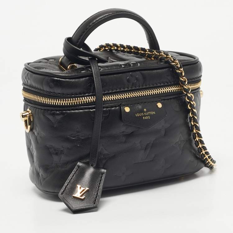 Pre Owned Louis Vuitton Monogram Empreinte Leather Vanity PM Bag