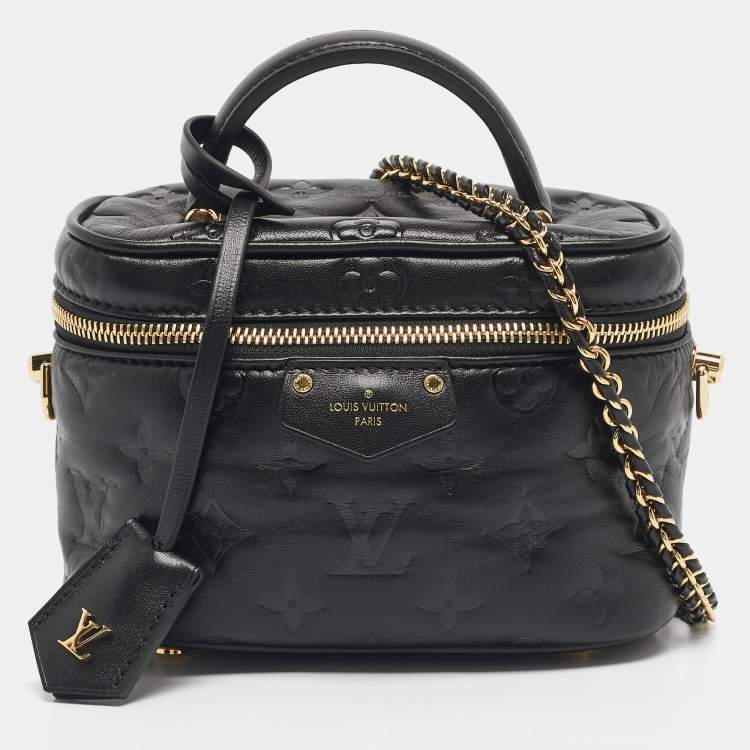 Pre Owned Louis Vuitton Monogram Empreinte Leather Vanity PM Bag