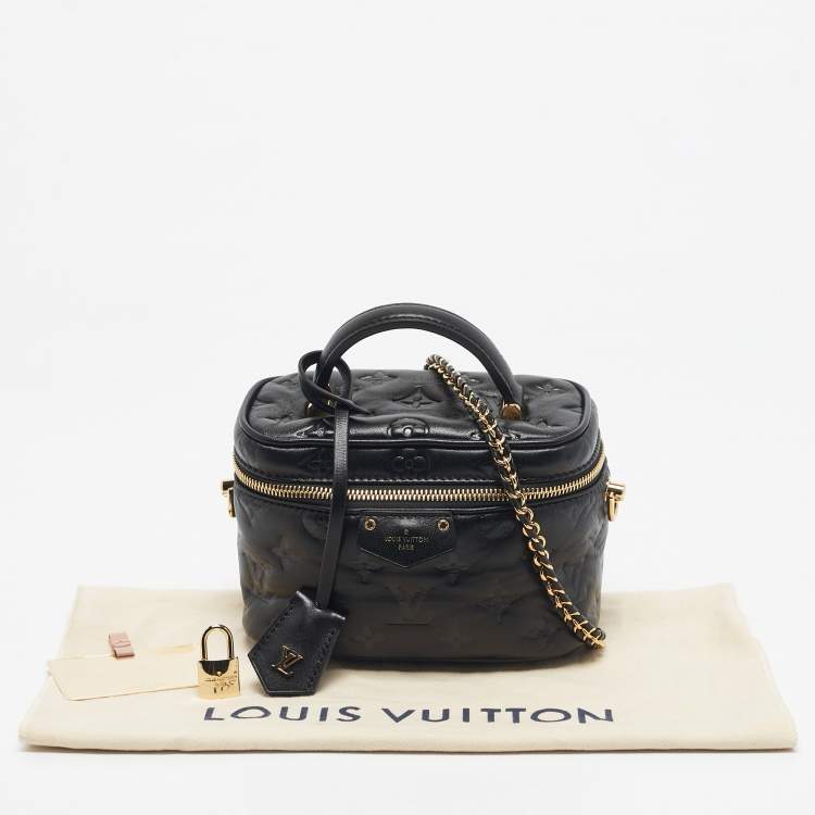 Pre Owned Louis Vuitton Monogram Empreinte Leather Vanity PM Bag