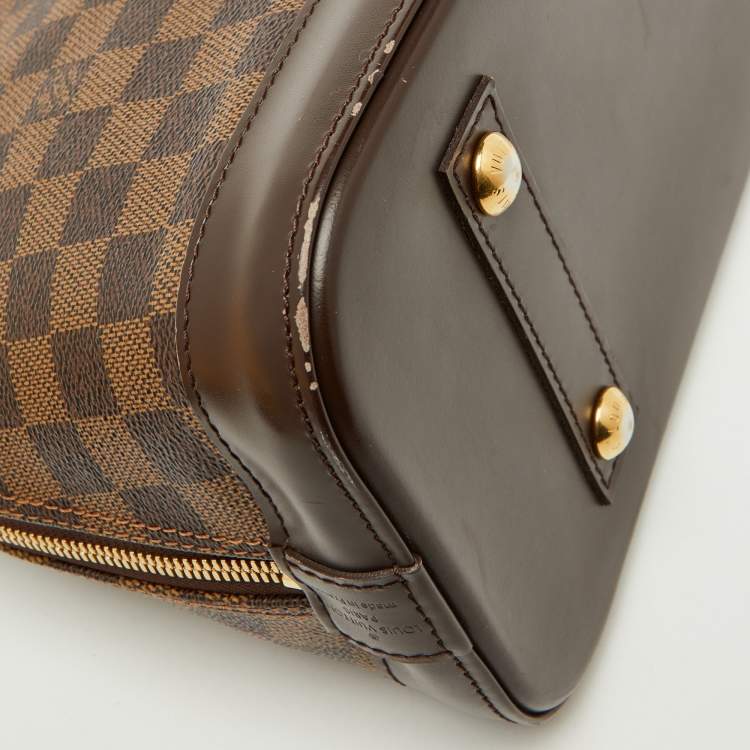 Pre Owned Louis Vuitton Damier Ebene Canvas Alma PM Bag