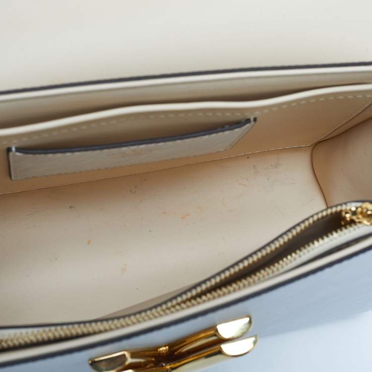 Pre Owned Louis Vuitton White Epi Leather Twist MM Bag