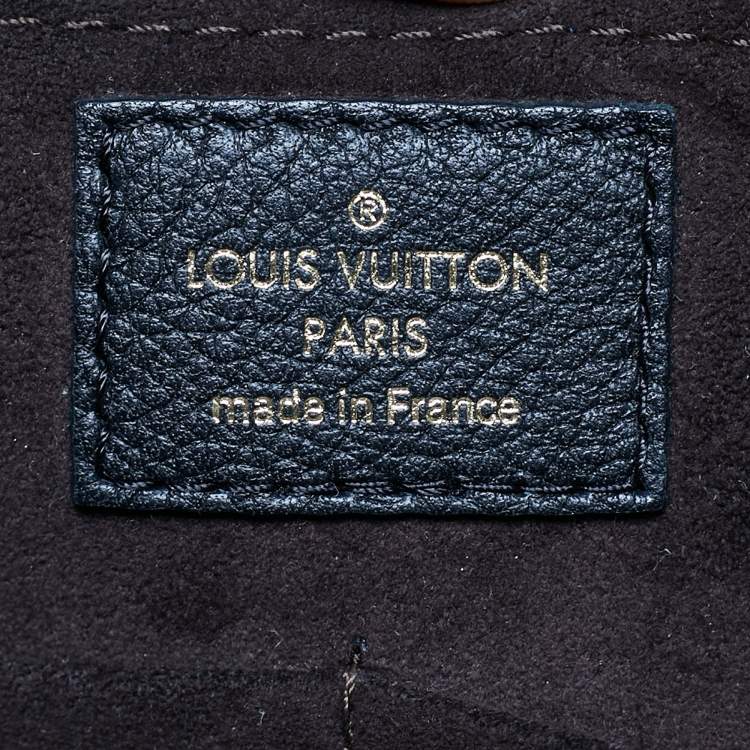 Pre Owned Louis Vuitton Black Monogram Canvas and Leather Kimono Bag