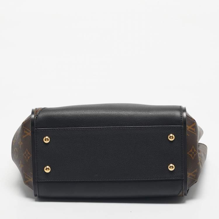 Pre Owned Louis Vuitton Black Monogram Canvas and Leather Kimono Bag