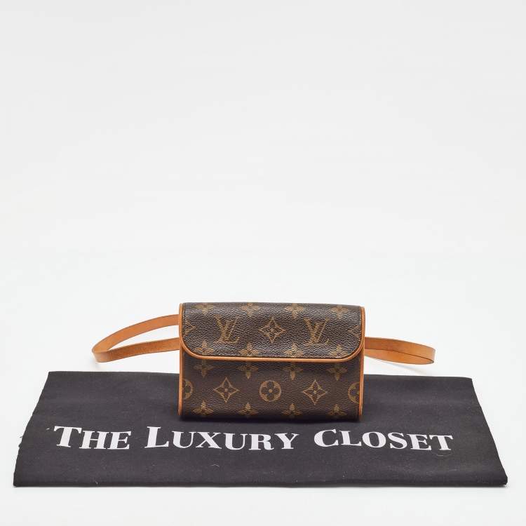 Pre Owned Louis Vuitton Monogram Canvas Pochette Florentine Belt Bag