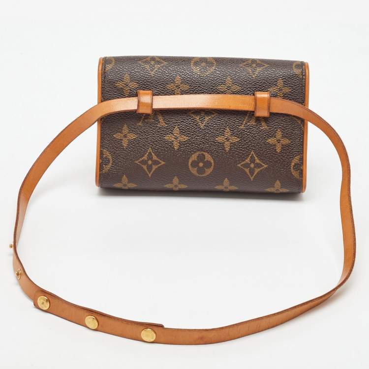 Pre Owned Louis Vuitton Monogram Canvas Pochette Florentine Belt Bag