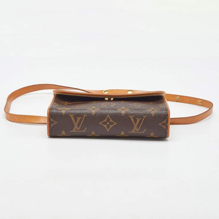 Pre Owned Louis Vuitton Monogram Canvas Pochette Florentine Belt Bag