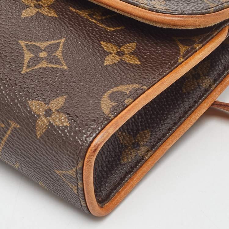 Pre Owned Louis Vuitton Monogram Canvas Pochette Florentine Belt Bag