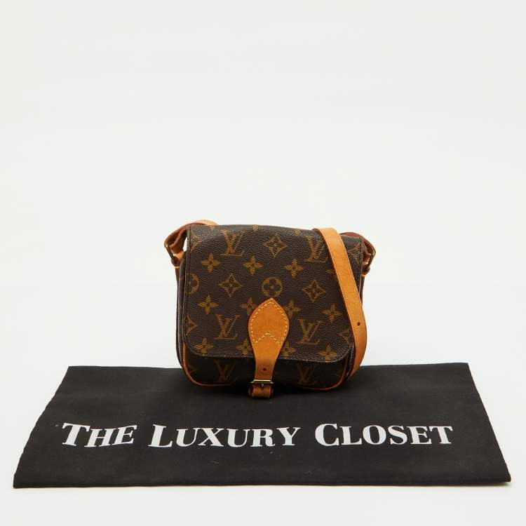 Pre Owned Louis Vuitton Monogram Canvas Cartouchiere PM Bag