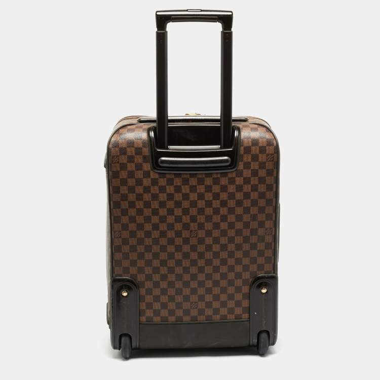 Pre Owned Louis Vuitton Damier Ebene Canvas Business Pegase Legere 55 Luggage