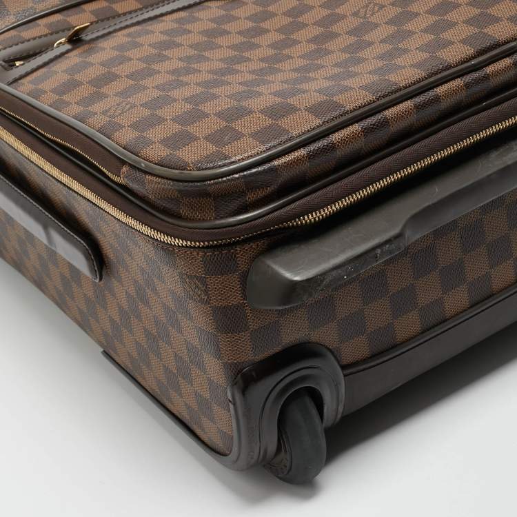 Pre Owned Louis Vuitton Damier Ebene Canvas Business Pegase Legere 55 Luggage
