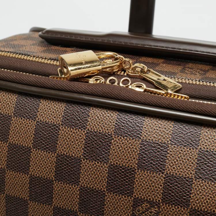 Pre Owned Louis Vuitton Damier Ebene Canvas Business Pegase Legere 55 Luggage