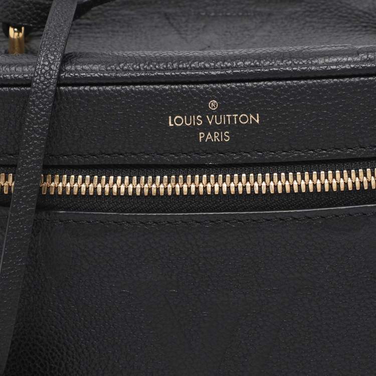 Pre Owned Louis Vuitton Black Monogram Empreinte Vanity PM Bag