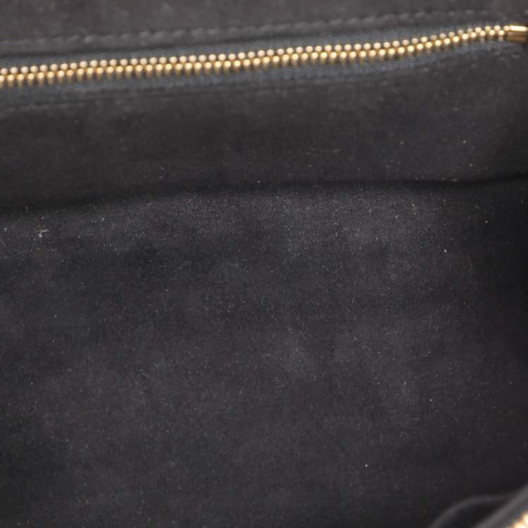 Pre Owned Louis Vuitton Black Monogram Empreinte Vanity PM Bag