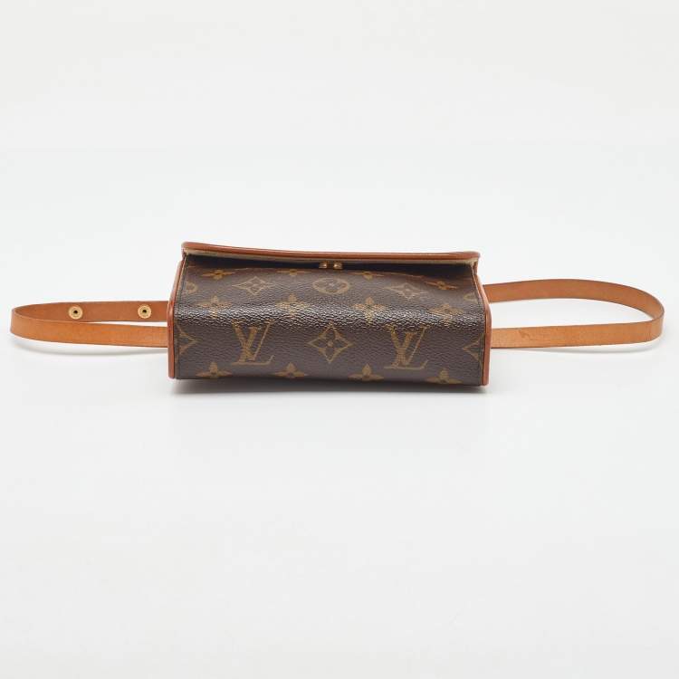 Pre Owned Louis Vuitton Monogram Canvas Pochette Florentine Belt Bag