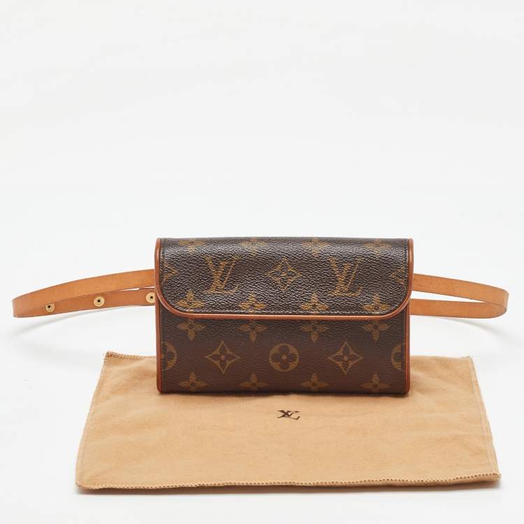 Pre Owned Louis Vuitton Monogram Canvas Pochette Florentine Belt Bag
