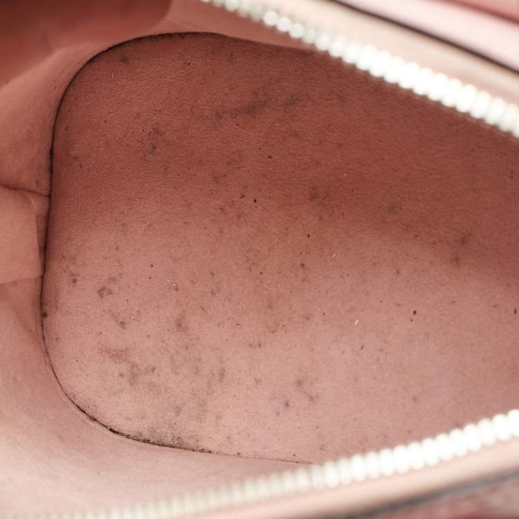 Pre Owned Louis Vuitton Rose Ballerine Epi Leather Alma BB Bag