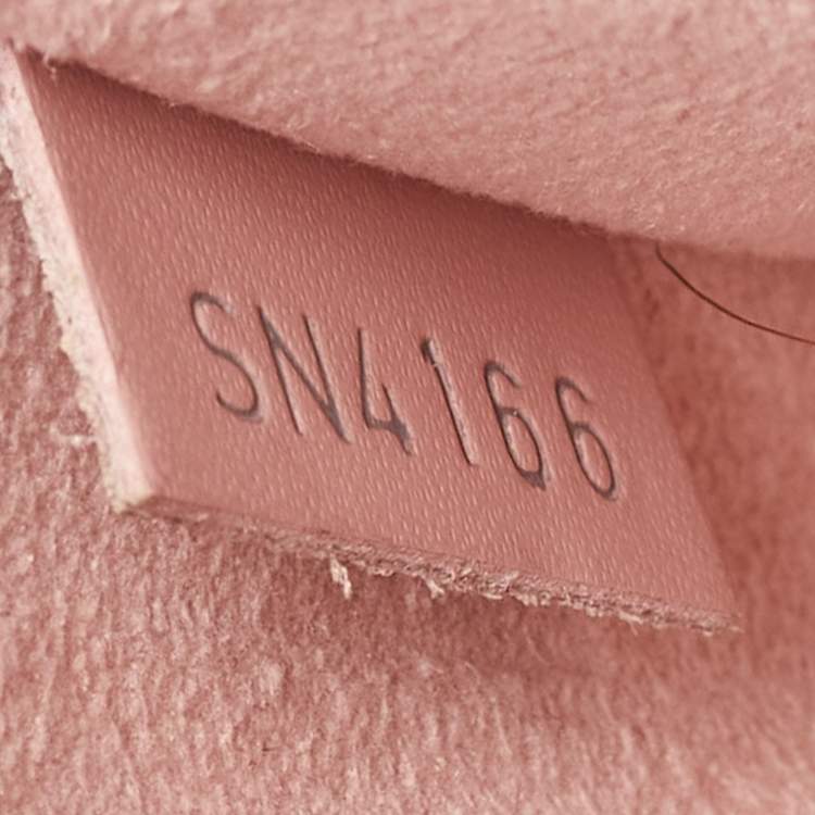 Pre Owned Louis Vuitton Rose Ballerine Epi Leather Alma BB Bag