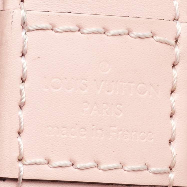 Pre Owned Louis Vuitton Rose Ballerine Epi Leather Alma BB Bag