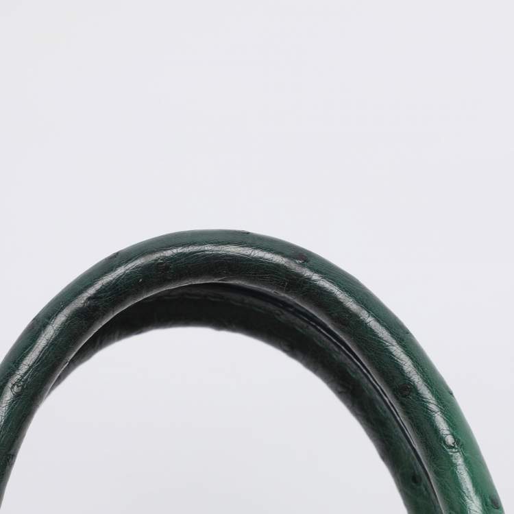 مملوكة مسبقًا Louis Vuitton Green Ostrich Alma BB Bag