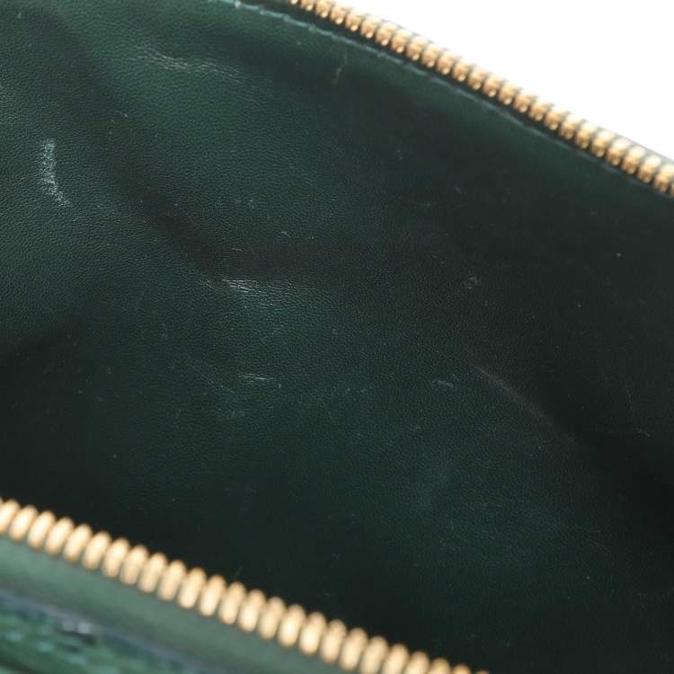 مملوكة مسبقًا Louis Vuitton Green Ostrich Alma BB Bag
