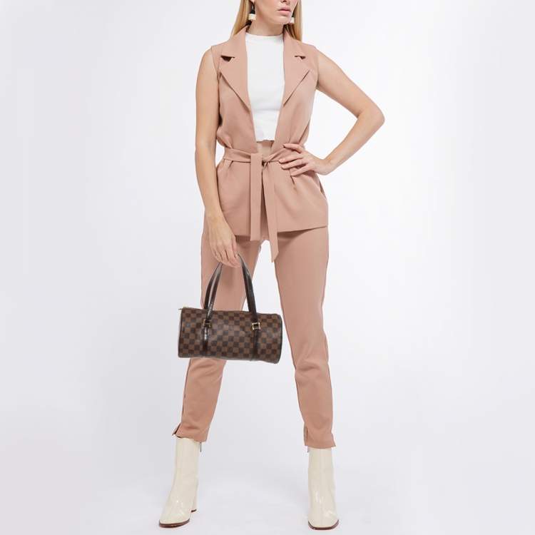 Pre Owned Louis Vuitton Damier Ebene Canvas Papillon 30 Bag