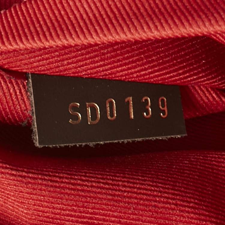 Pre Owned Louis Vuitton Damier Ebene Canvas Croisette Bag