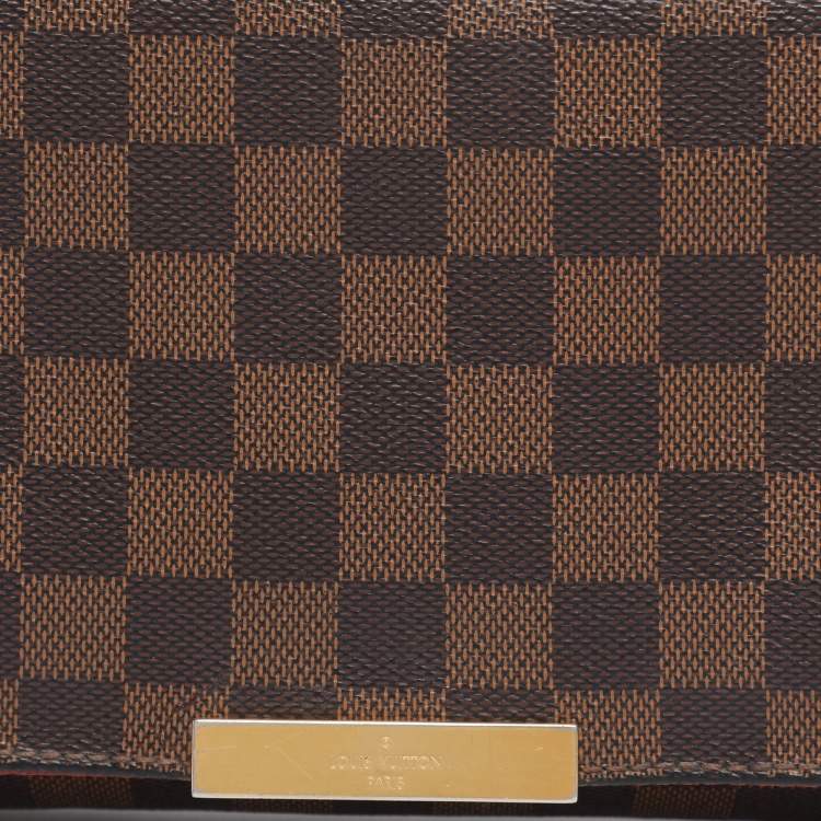 Pre Owned Louis Vuitton Damier Ebene Canvas Favorite MM Bag