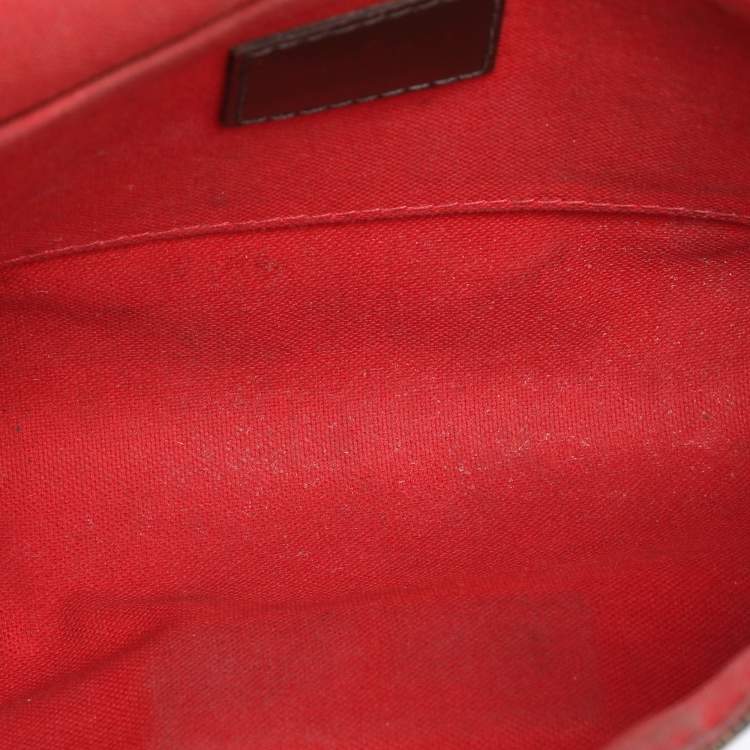 Pre Owned Louis Vuitton Damier Ebene Canvas Favorite MM Bag