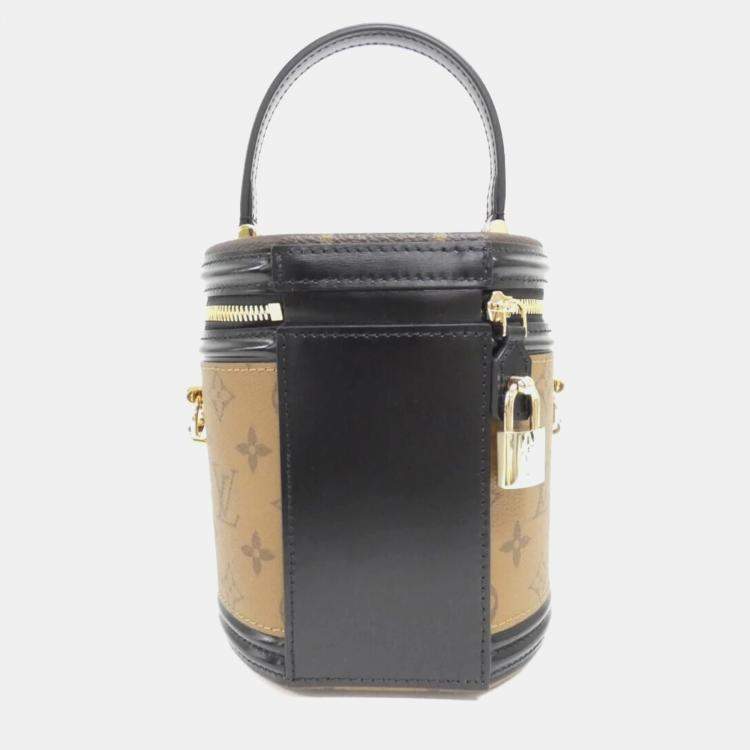 Pre Owned Louis Vuitton Cannes Monogram Reverse Canvas Shoulder Bag