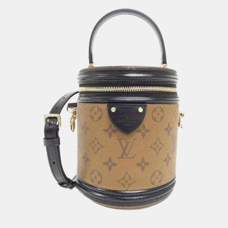 Pre Owned Louis Vuitton Cannes Monogram Reverse Canvas Shoulder Bag