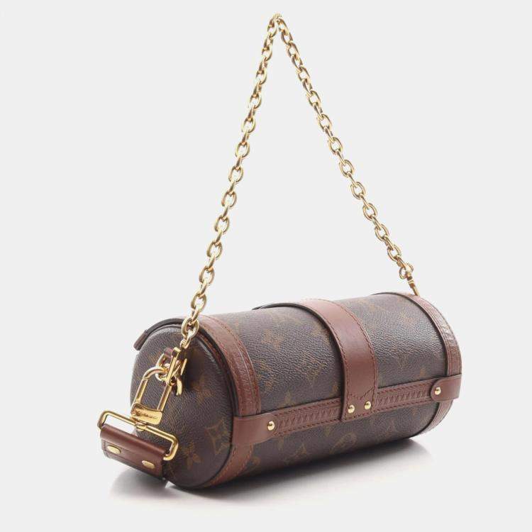 Pre Owned Louis Vuitton Papillon Trunk Monogram Coated Canvas Shoulder Bag