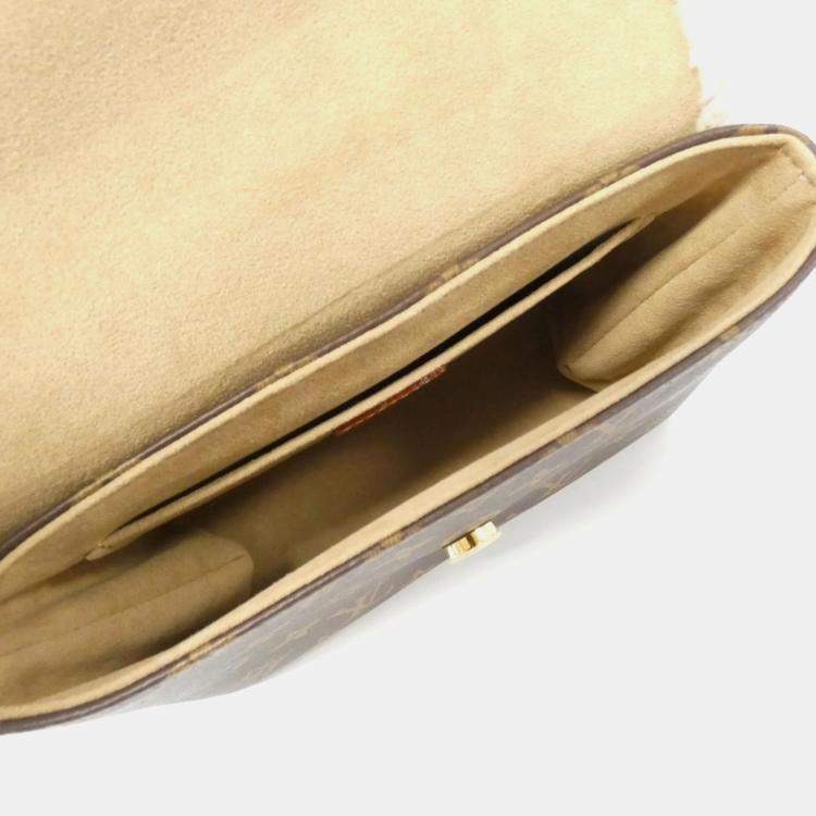 Pre Owned Louis Vuitton Rocky BB Brown Monogram Canvas Handbag