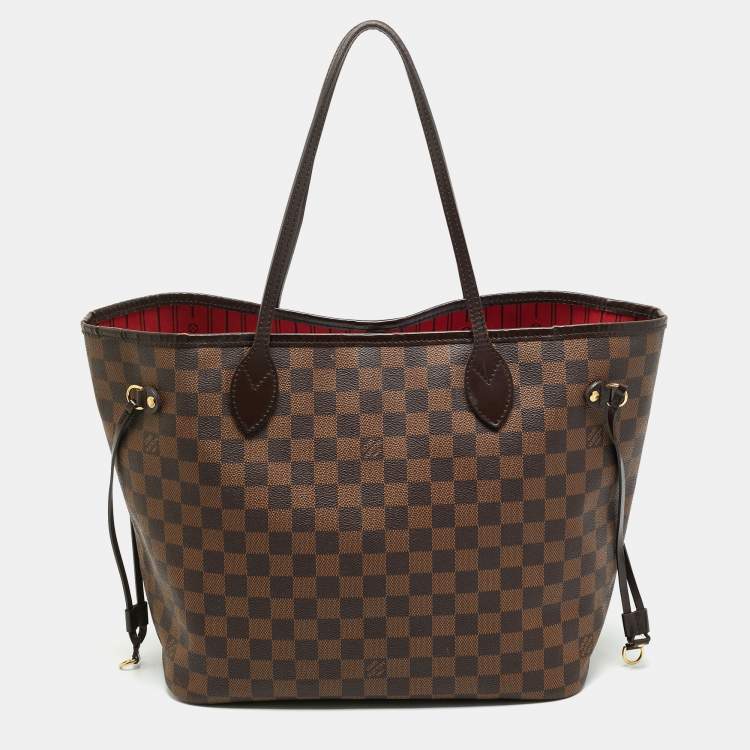 Pre Owned Louis Vuitton Damier Ebene Canvas Neverfull MM Bag
