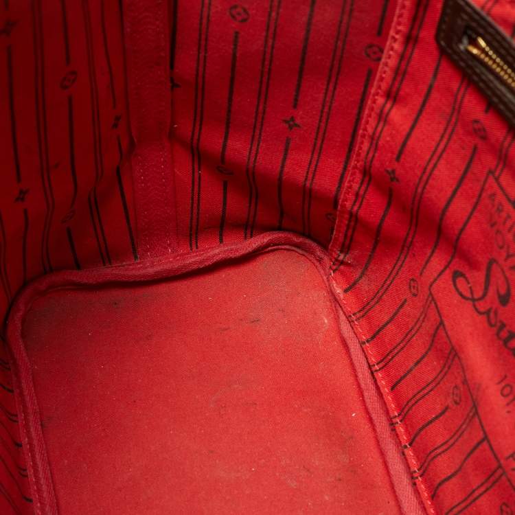 Pre Owned Louis Vuitton Damier Ebene Canvas Neverfull MM Bag