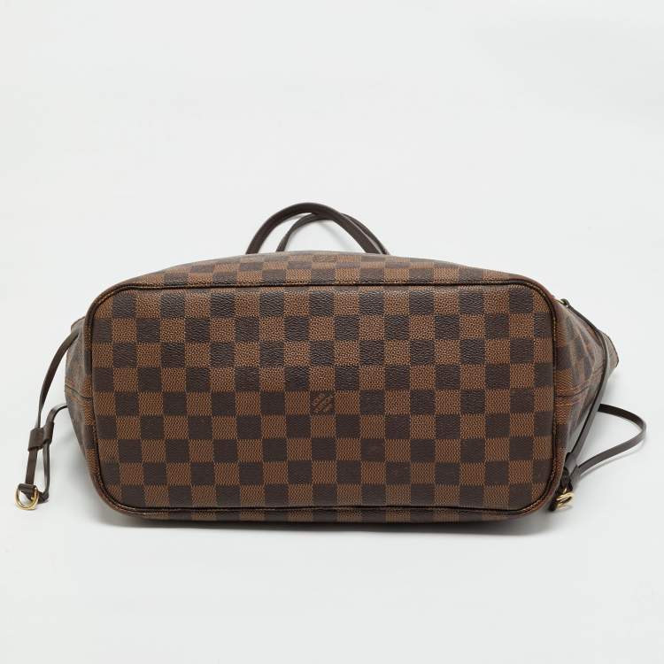 Pre Owned Louis Vuitton Damier Ebene Canvas Neverfull MM Bag
